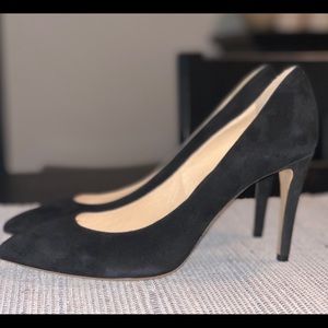 Armani Collezioni Black Suede stiletto heels